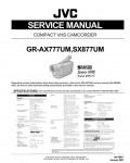 Сервисная инструкция JVC GR-AX777UM, GR-SX877UM