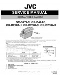 Сервисная инструкция JVC GR-D47, GR-D228, GR-D238