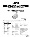 Сервисная инструкция JVC GR-FX40EE, GR-FX50EE