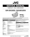 Сервисная инструкция JVC GR-SX23E, GR-SX24E