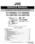 Сервисная инструкция JVC GY-HM170E, HM200E