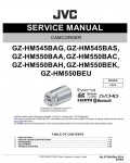 Сервисная инструкция JVC GZ-HM545, GZ-HM550