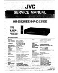 Сервисная инструкция JVC HR-D520EE, HR-D521EE