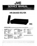 Сервисная инструкция JVC HR-D640E