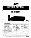 Сервисная инструкция JVC HR-DX20EM