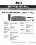 Сервисная инструкция JVC HR-J670EU, HR-J770EU