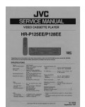 Сервисная инструкция JVC HR-P125EE, HR-P128EE