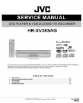 Сервисная инструкция JVC HR-XV38SAG