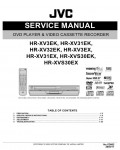 Сервисная инструкция JVC HR-XV3EK, HR-XV31EK, HR-XV32EK, HR-XV3EX, HR-XVS30EK, EX
