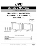Сервисная инструкция JVC HV-29WH21, HV-29WH51, HV-29WH71