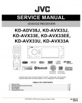 Сервисная инструкция JVC KD-ADV38, KD-AVX33EE