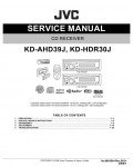 Сервисная инструкция JVC KD-AHD39J, KD-HDR30J