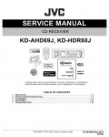 Сервисная инструкция JVC KD-AHD69J, KD-HDR60J