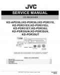Сервисная инструкция JVC KD-APD38, KD-PDR30, KD-PDR31, KD-PDR35
