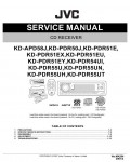 Сервисная инструкция JVC KD-APD58, KD-PDR50, KD-PDR51, KD-PDR54, KD-PDR55