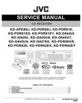 Сервисная инструкция JVC KD-APD89, KD-G844, KD-G845, KD-PDR61, KD-PDR80