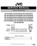 Сервисная инструкция JVC KD-DV4200, KD-DV4201E, KD-DV4202E, KD-DV4203UI, KD-DV4204UI, KD-DV4205U, KD-DV4206U, KD-DV4207EE