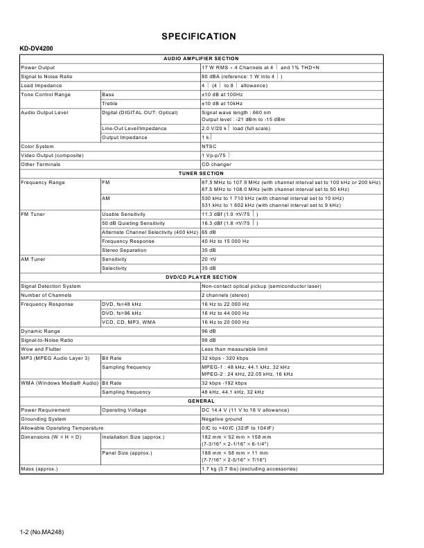 Сервисная инструкция JVC KD-DV4200, KD-DV4201E, KD-DV4202E, KD-DV4203UI, KD-DV4204UI, KD-DV4205U, KD-DV4206U, KD-DV4207EE