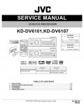 Сервисная инструкция JVC KD-DV6101, KD-DV6107