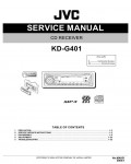 Сервисная инструкция JVC KD-G401