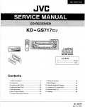 Сервисная инструкция JVC KD-GS717
