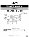 Сервисная инструкция JVC KD-LH810