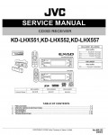 Сервисная инструкция JVC KD-LHX551, KD-LHX552, KD-LHX557