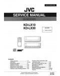 Сервисная инструкция JVC KD-LX10, KD-LX30