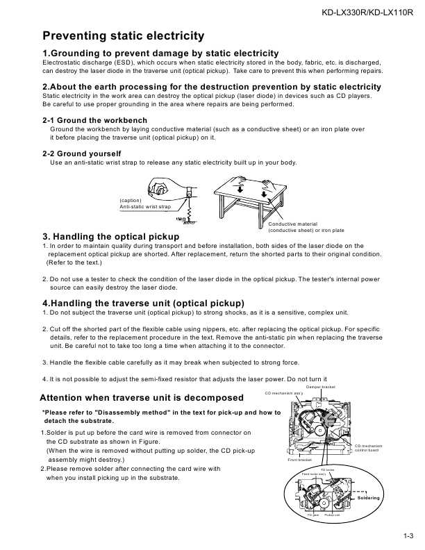 Сервисная инструкция JVC KD-LX110R, KD-LX330R
