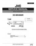 Сервисная инструкция JVC KD-MX2800R