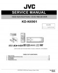 Сервисная инструкция JVC KD-NX901