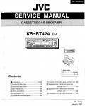 Сервисная инструкция JVC KD-RT424