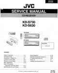 Сервисная инструкция JVC KD-S630, KD-S730