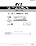 Сервисная инструкция JVC KD-S741R, KD-S743R
