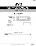 Сервисная инструкция JVC KD-S790