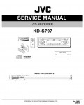 Сервисная инструкция JVC KD-S797