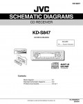 Сервисная инструкция JVC KD-S847 (schematic)