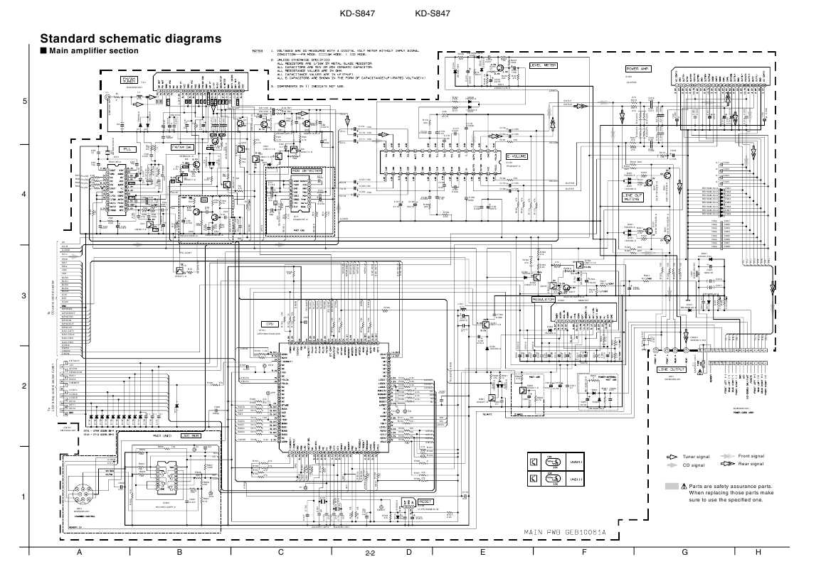 Сервисная инструкция JVC KD-S847 (schematic)