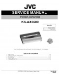 Сервисная инструкция JVC KS-AX5500