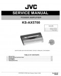 Сервисная инструкция JVC KS-AX5700