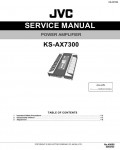 Сервисная инструкция JVC KS-AX7300