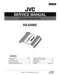 Сервисная инструкция JVC KS-AX902