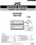 Сервисная инструкция JVC KS-F130, KS-FX230