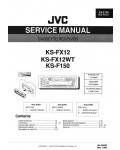 Сервисная инструкция JVC KS-F150, KS-FX12