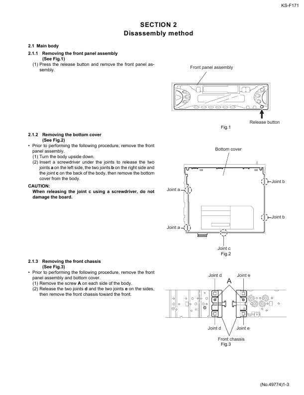 Сервисная инструкция JVC KS-F171