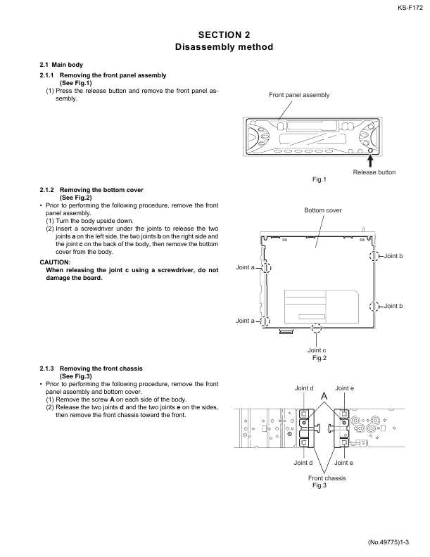 Сервисная инструкция JVC KS-F172