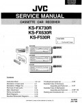 Сервисная инструкция JVC KS-F530R, KS-FX630R, KS-FX730R