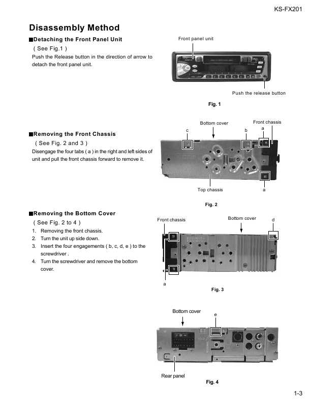 Сервисная инструкция JVC KS-FX201