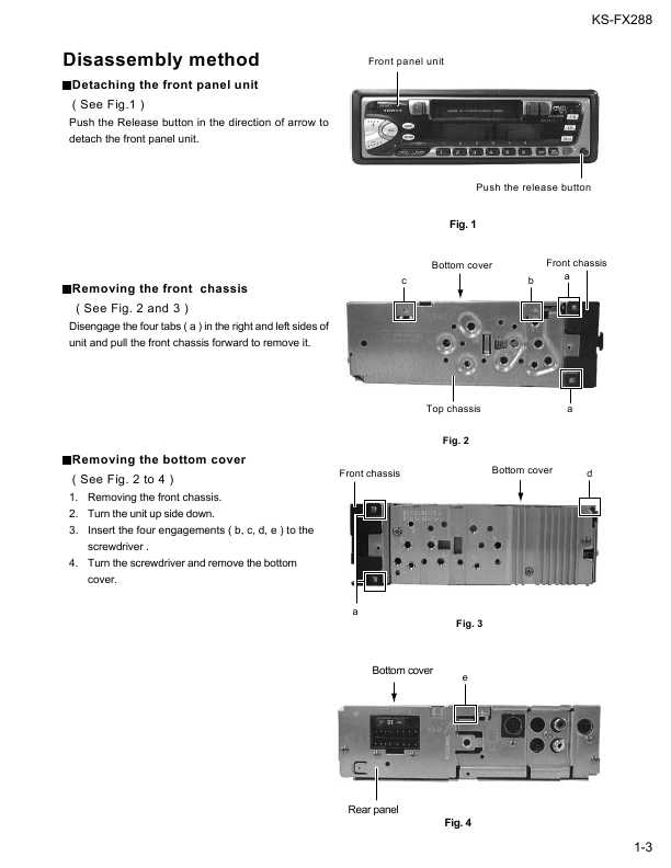 Сервисная инструкция JVC KS-FX288