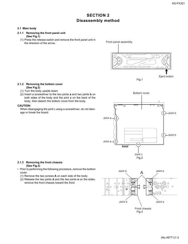 Сервисная инструкция JVC KS-FX321